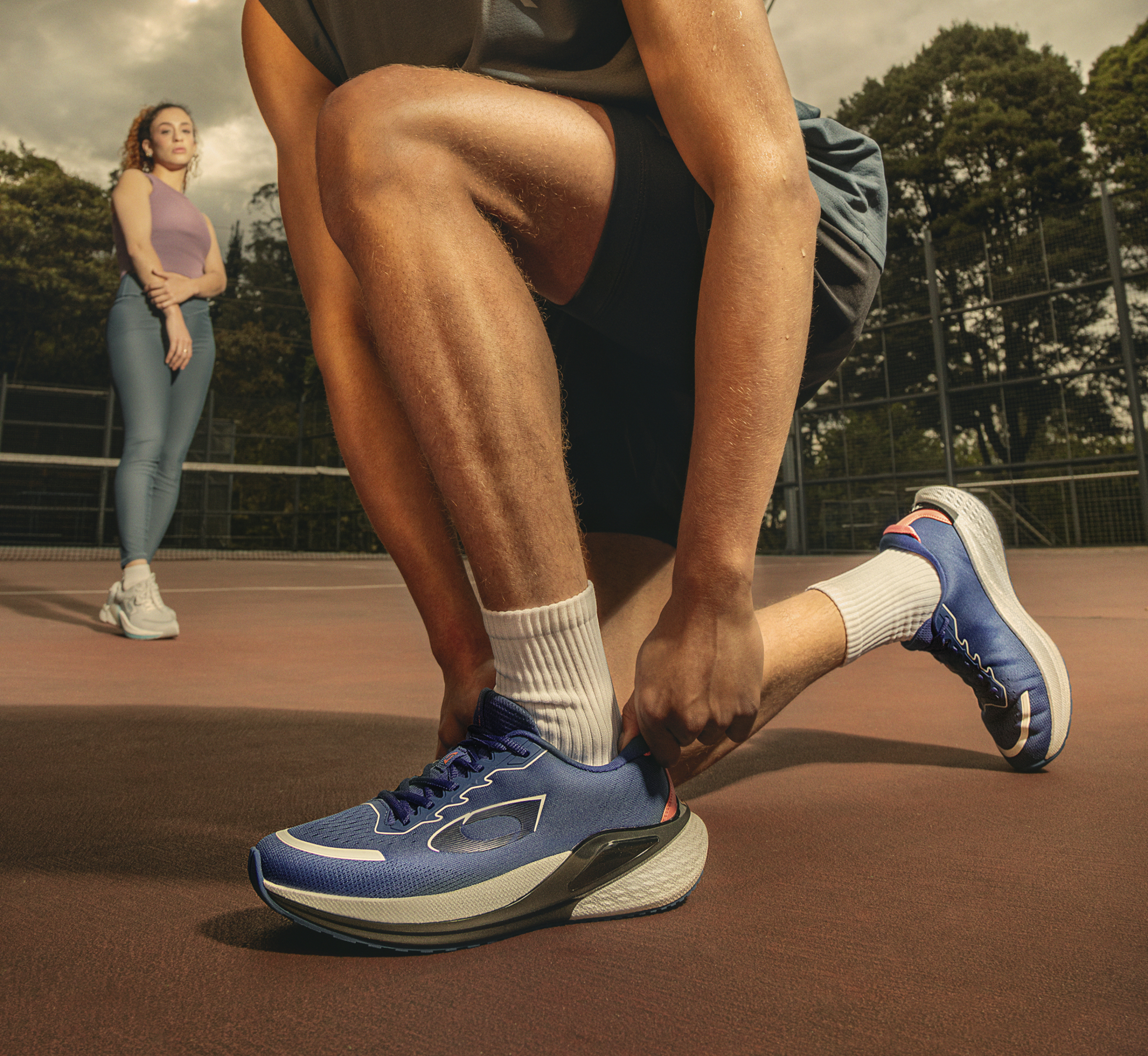 Performance meets casual style in these value driven sneakers.